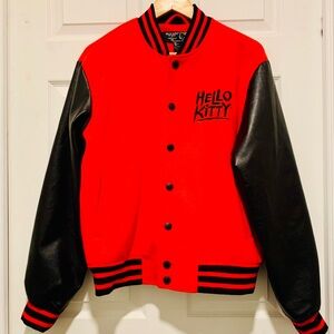 Hello Kitty & Friends Varsity Jacket Red/Black For Man and Women Size S